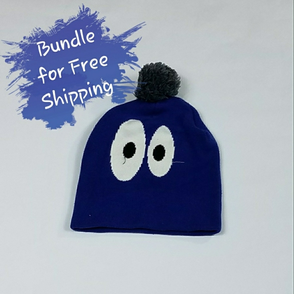 Kids beanie hat with puffball      🌻03🌻